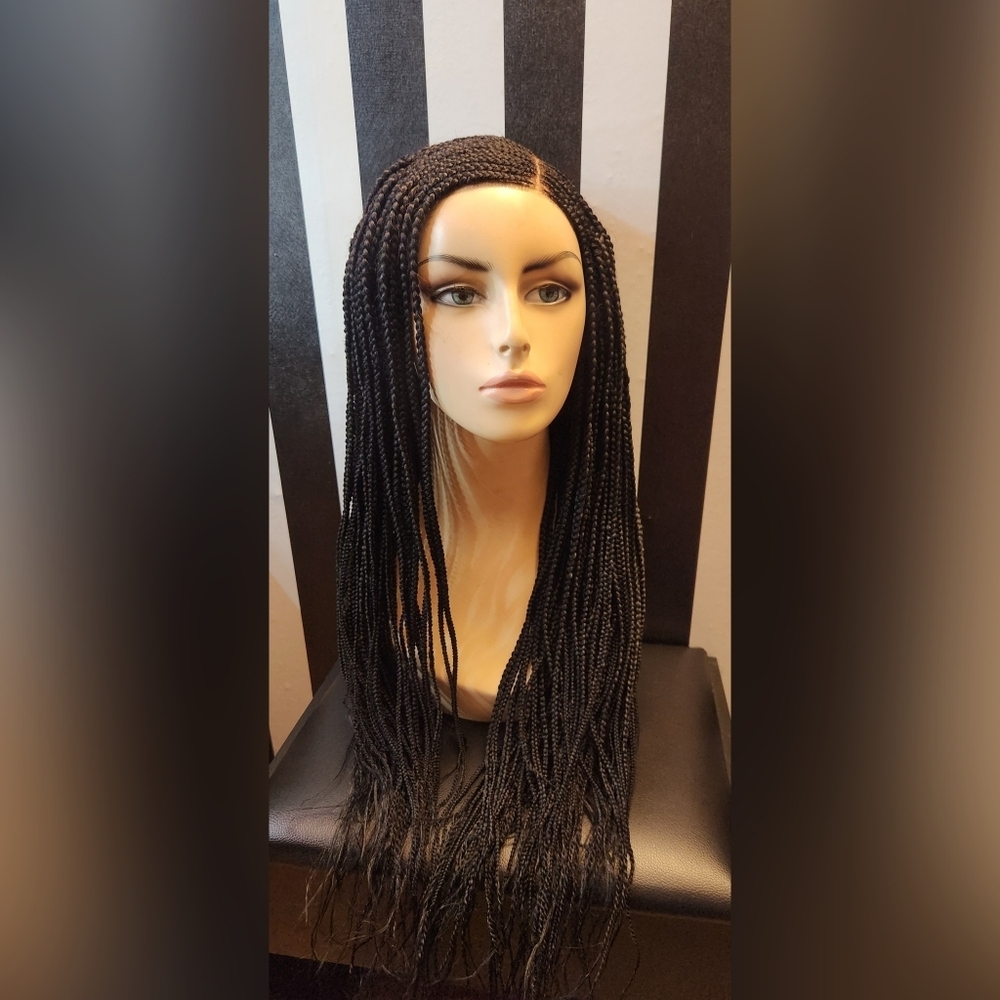 BRAND NEW HANDMADE CORNROW BRAID LACE WIG MADE IN NIGERIA
